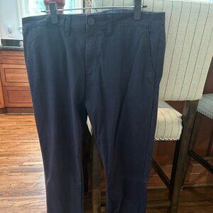 Navy blue men's work pants